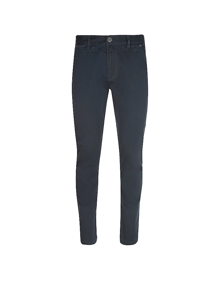 Chinohose PME LEGEND "TWIN WASP CHINO LEFT HAND STRETCH TWILL", Herren, Gr. 30, Länge 32, blau (salute), Canvas, Obermaterial: 98% Baumwolle, 2% Elasthan, unifarben, regular fit knöchellang, Hosen Chinohose, mit Taschen